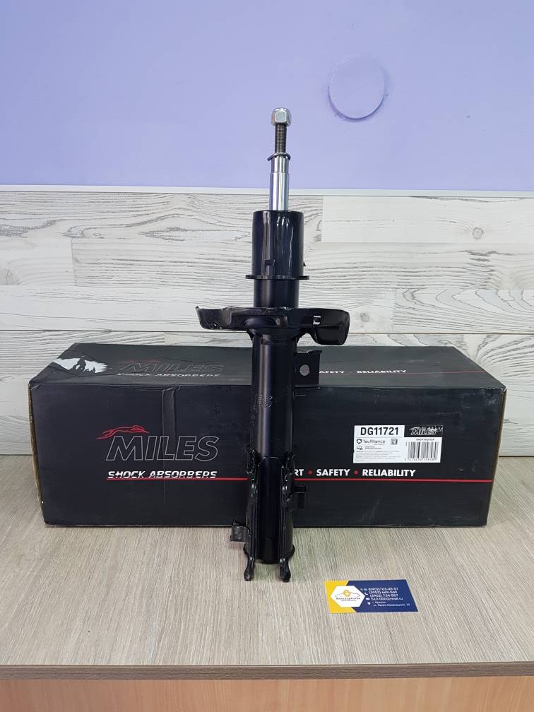 DG11721 MILES Амортизатор передний (Hyundai/Kia) (Solaris с17г) Левый MILES  DG11721  ан 54650H5000 / 54650H5150 / 54650H5100