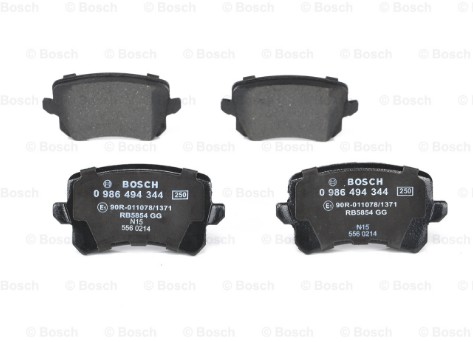 Колодки тормозные задние без датч BOSCH 0986494344  ан 3C0698451C(F)/5N0698451/3AA698451/3C0698451E