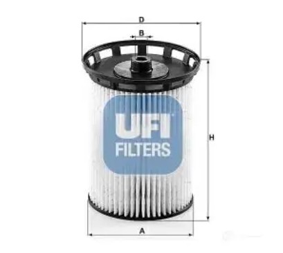 Фильтр топливный (Q7 4M) Ufi 2612900 аналог 4M0127434G