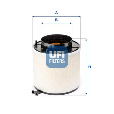 Фильтр воздушный (A4,A5,Q5 3-3.2 бензин/дизель) Ufi 2769300 аналог 8K0133843(D)  2769300