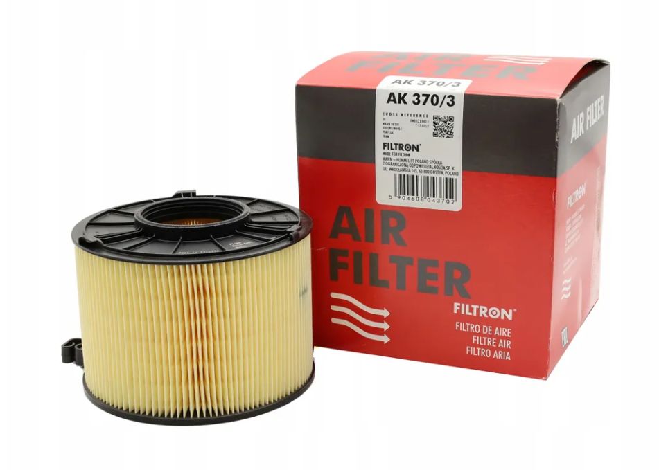 Фильтр воздушный (Audi) Filtron AK3703 аналог 8W0133843(D,C)  AK3703