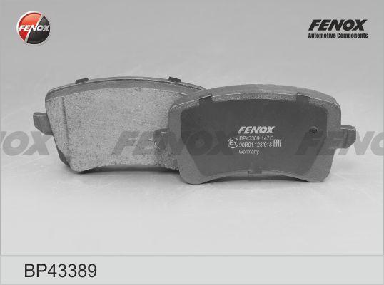 Колодки тормозные задние без датчика (A6) Fenox BP43389 аналог 4G0698451(L,A,B,H,J)/8K0698451B