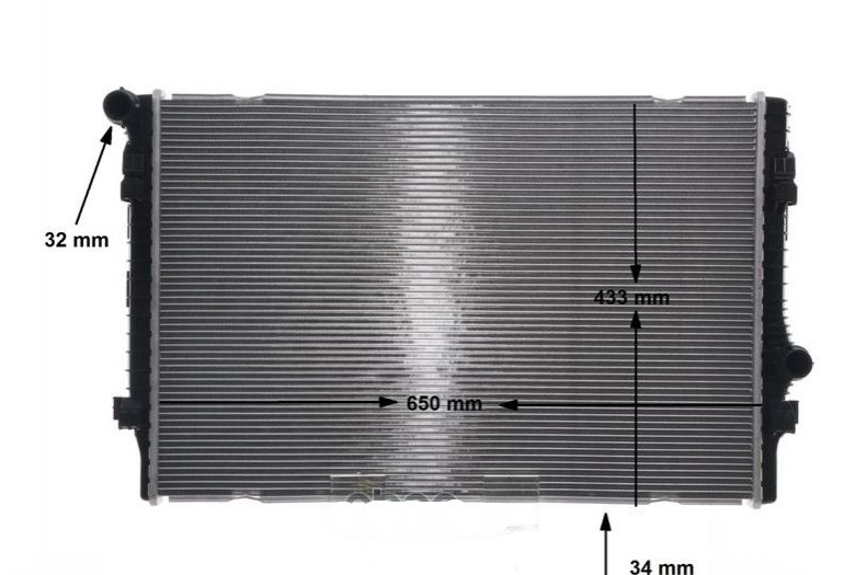 Радиатор охлаждения (Octavia3) MAHLE CR811000S аналог 5Q0121251GN(EP,ET,FN)  CR811000S