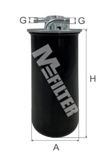 Фильтр топливный (A6 ДИЗЕЛЬ) MFILTER DF3567 аналог 4F0127435A