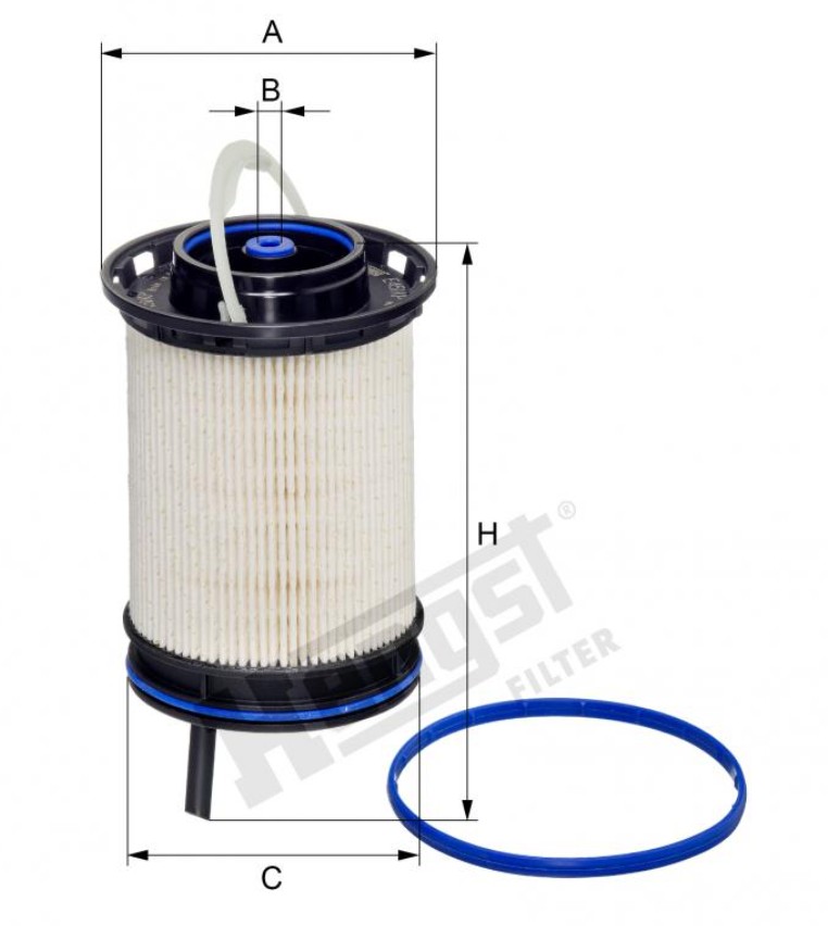 Фильтр топливный (Q7 2015-) HENGST E451KPD349 аналог 4M0127434E(H)