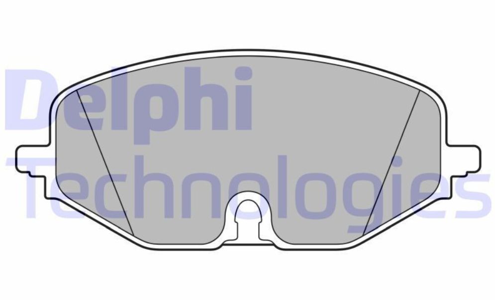 Колодки торм перед c датч (Golf) Delphi LP3663 ан 5WA698151(A,Q,P)  LP3663