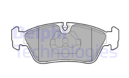 Колодки тормозные передние (E46) Delphi LP710 аналог 34116761244